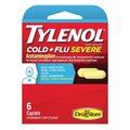 Tylenol Cold and Flu Severe Yellow Extra Strength Acetaminophen 6 ct 97563